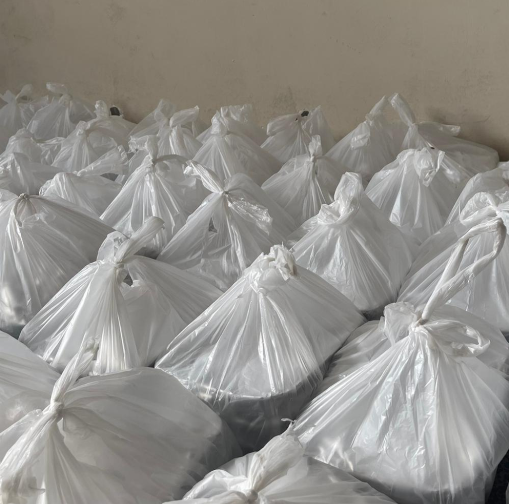 Food Parcels Packed by Sadhaqa in Gaza, Palastine